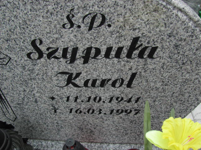 Karol Szypuła 1944 Jastrzębie-Zdrój Górne - Grobonet - Wyszukiwarka osób pochowanych