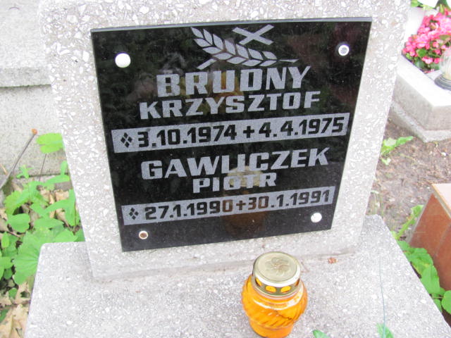 Piotr Gawliczek 1990 Jastrzębie-Zdrój Górne - Grobonet - Wyszukiwarka osób pochowanych