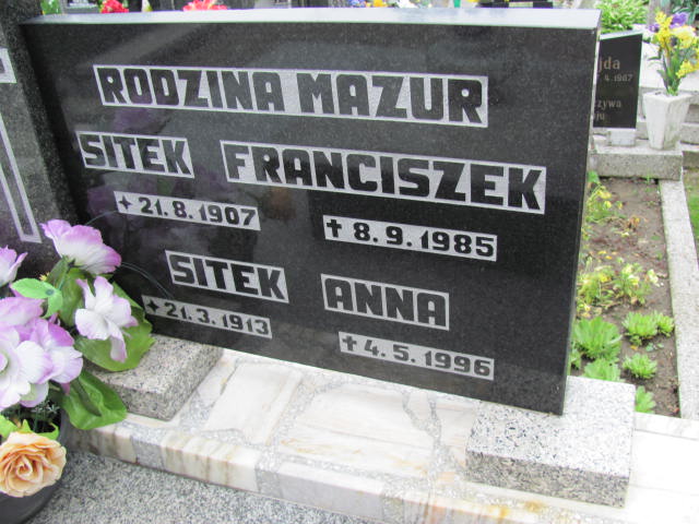 Joanna Mazur Jastrzębie-Zdrój Górne - Grobonet - Wyszukiwarka osób pochowanych