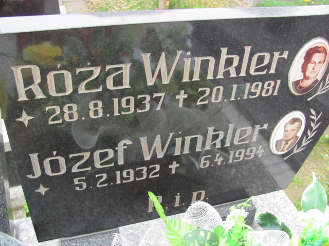 Józef Winkler 1932 Jastrzębie-Zdrój Górne - Grobonet - Wyszukiwarka osób pochowanych