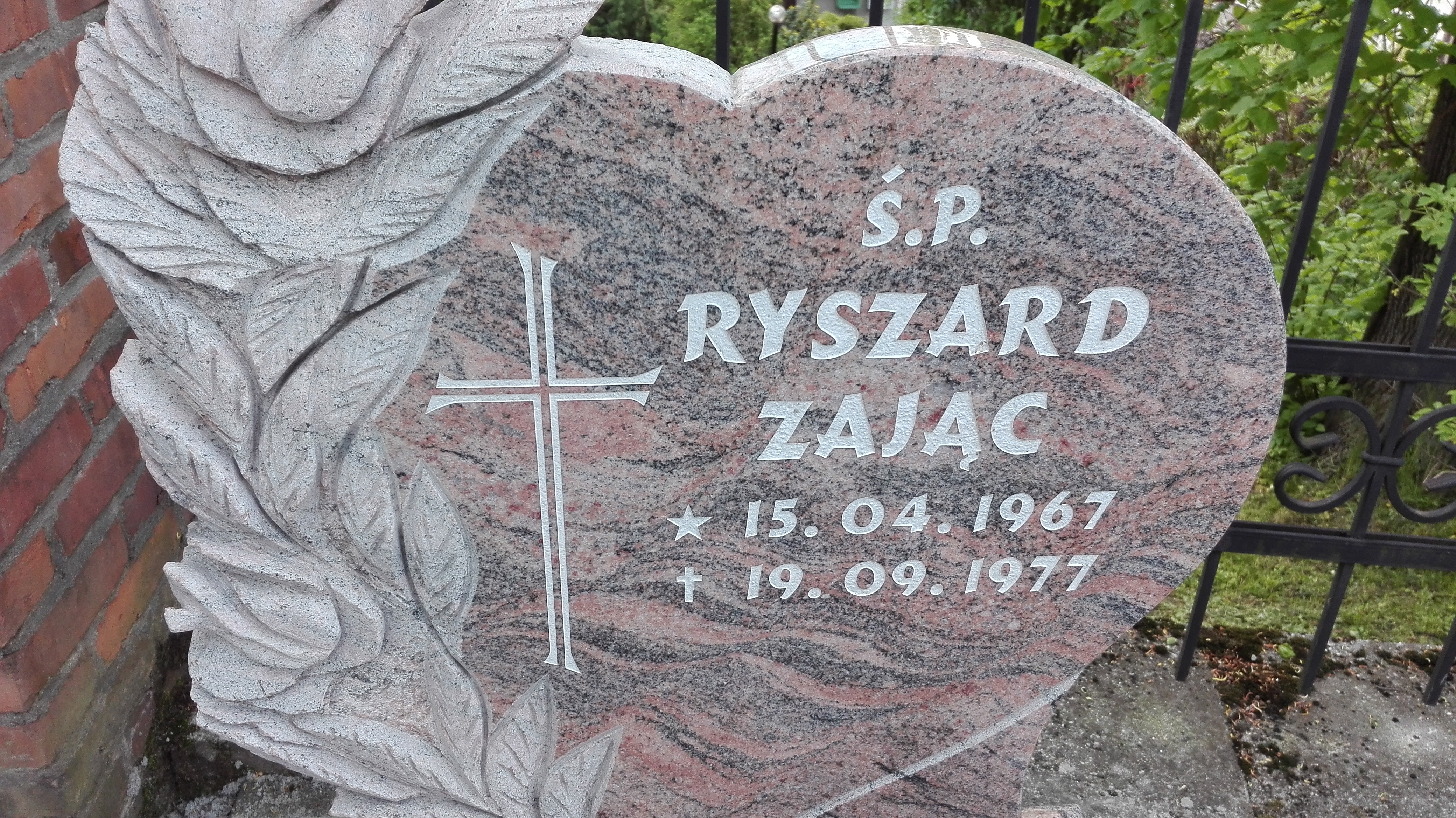 Zając Ryszard 1967 Jastrzębie-Zdrój Górne - Grobonet - Wyszukiwarka osób pochowanych