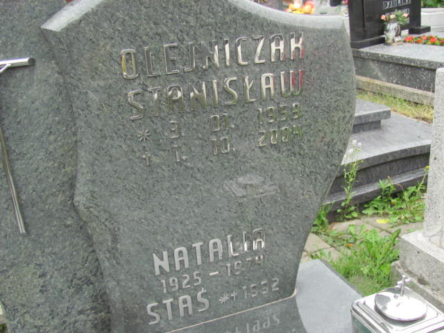Stanisław Olejniczak 1959 Jastrzębie-Zdrój Górne - Grobonet - Wyszukiwarka osób pochowanych