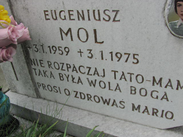 Eugeniusz Mol 1959 Jastrzębie-Zdrój Górne - Grobonet - Wyszukiwarka osób pochowanych