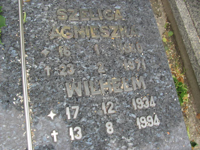 Agnieszka Szeliga 1940 Jastrzębie-Zdrój Górne - Grobonet - Wyszukiwarka osób pochowanych