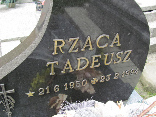 Tadeusz Rząca 1950 Jastrzębie-Zdrój Górne - Grobonet - Wyszukiwarka osób pochowanych