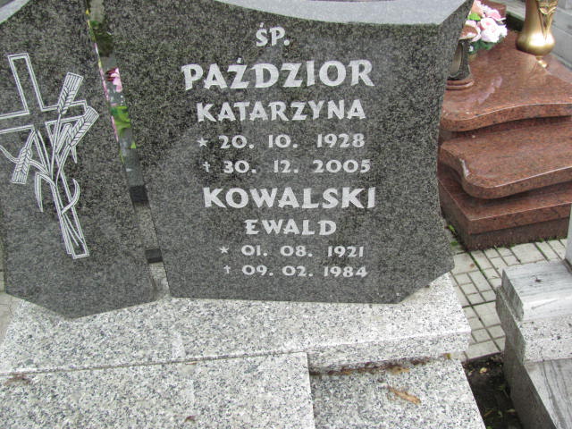 Katarzyna Paździor 1928 Jastrzębie-Zdrój Górne - Grobonet - Wyszukiwarka osób pochowanych